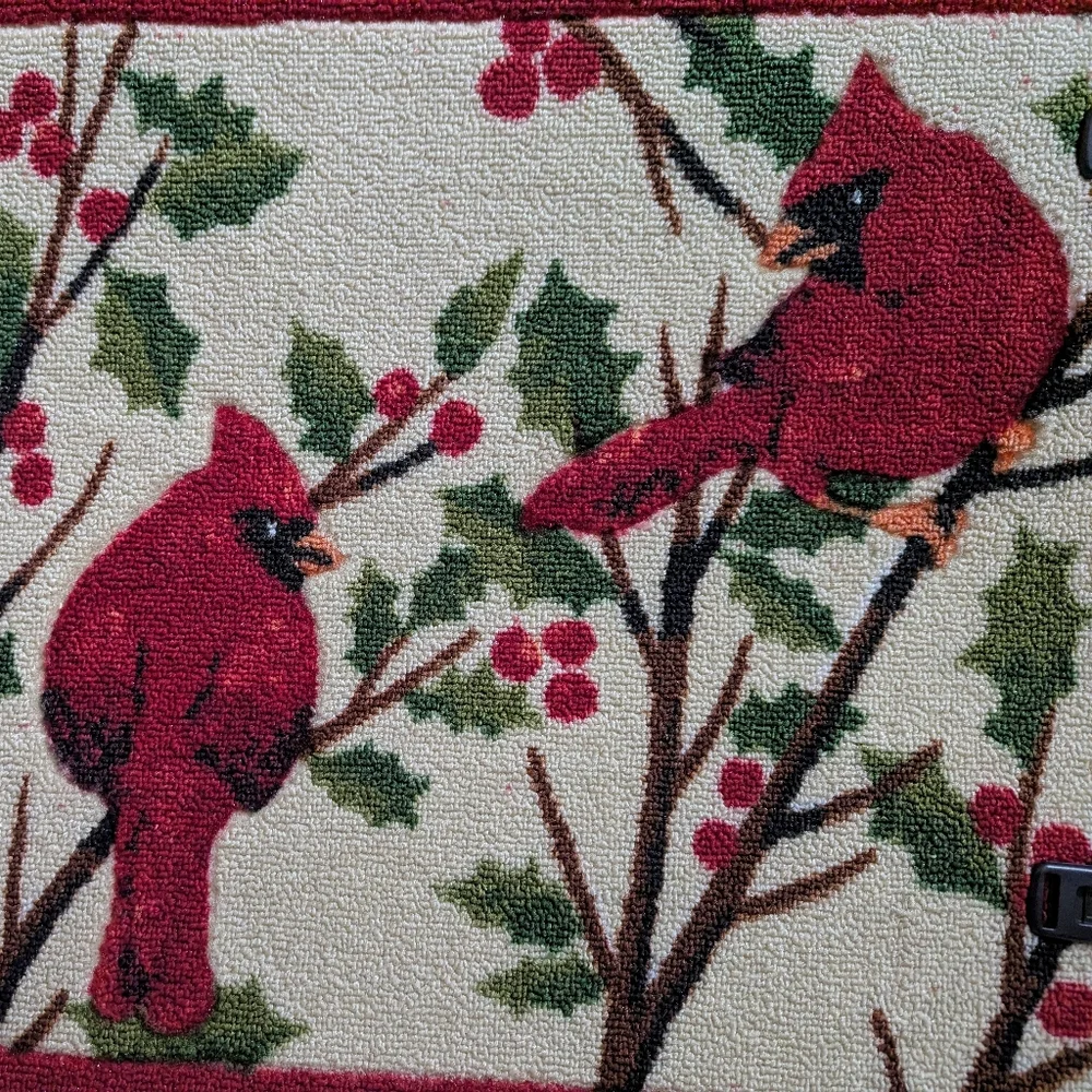 Cardinal Design Tapestry Wall Hanging Or Floor Rug/Mat, Approx 30